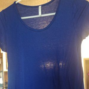 Royal blue top